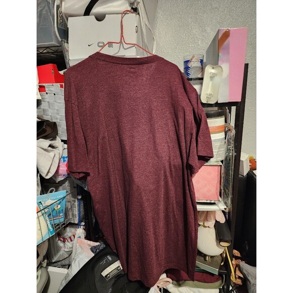 New '47 BRAND Harvard University Burgandy T-SHIRT Size Large 100% Cotton - Picture 3 of 5